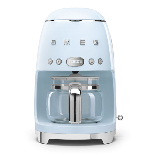 8017709280666 SMEG DCF02 Drip Coffee Machine Pastel Blue DCF02PBUK Brambles Cookshop 1