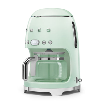 8017709280673 SMEG DCF02 Drip Coffee Machine Pastel Green DCF02PGUK Brambles Cookshop 2