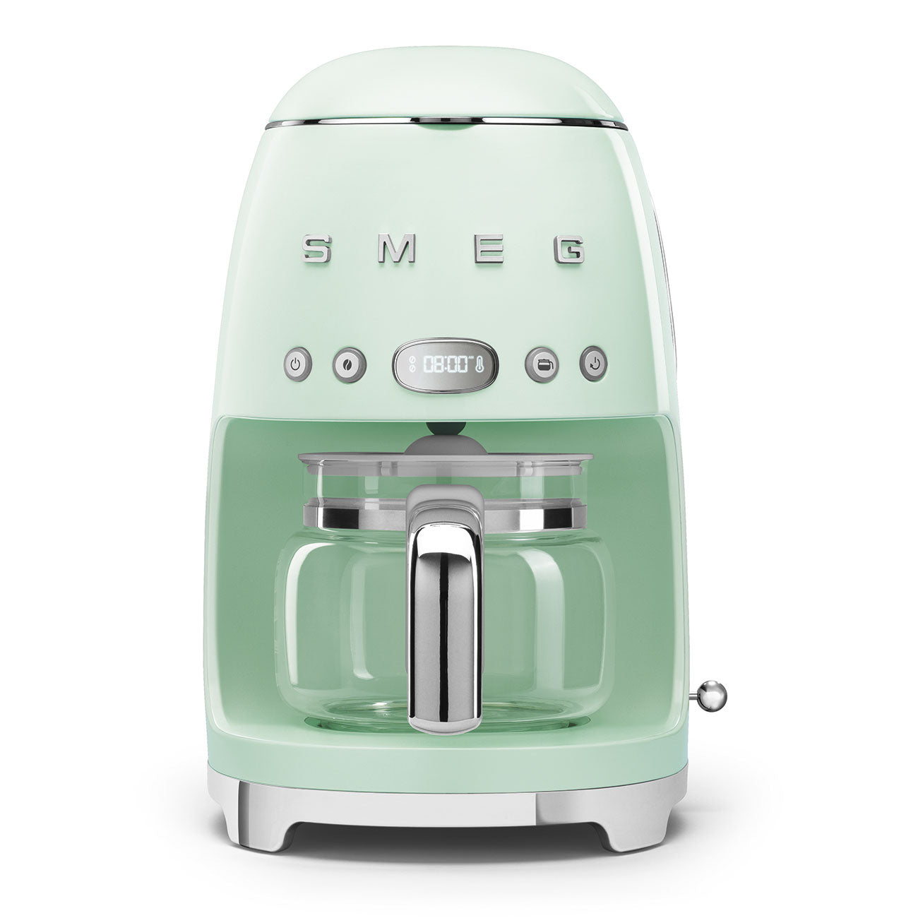 8017709280673 SMEG DCF02 Drip Coffee Machine Pastel Green DCF02PGUK Brambles Cookshop 1