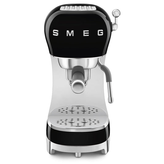 8017709332655 SMEG ECF02 Espresso Coffee Machine in Black ECF02BLUK Brambles Cookshop 1