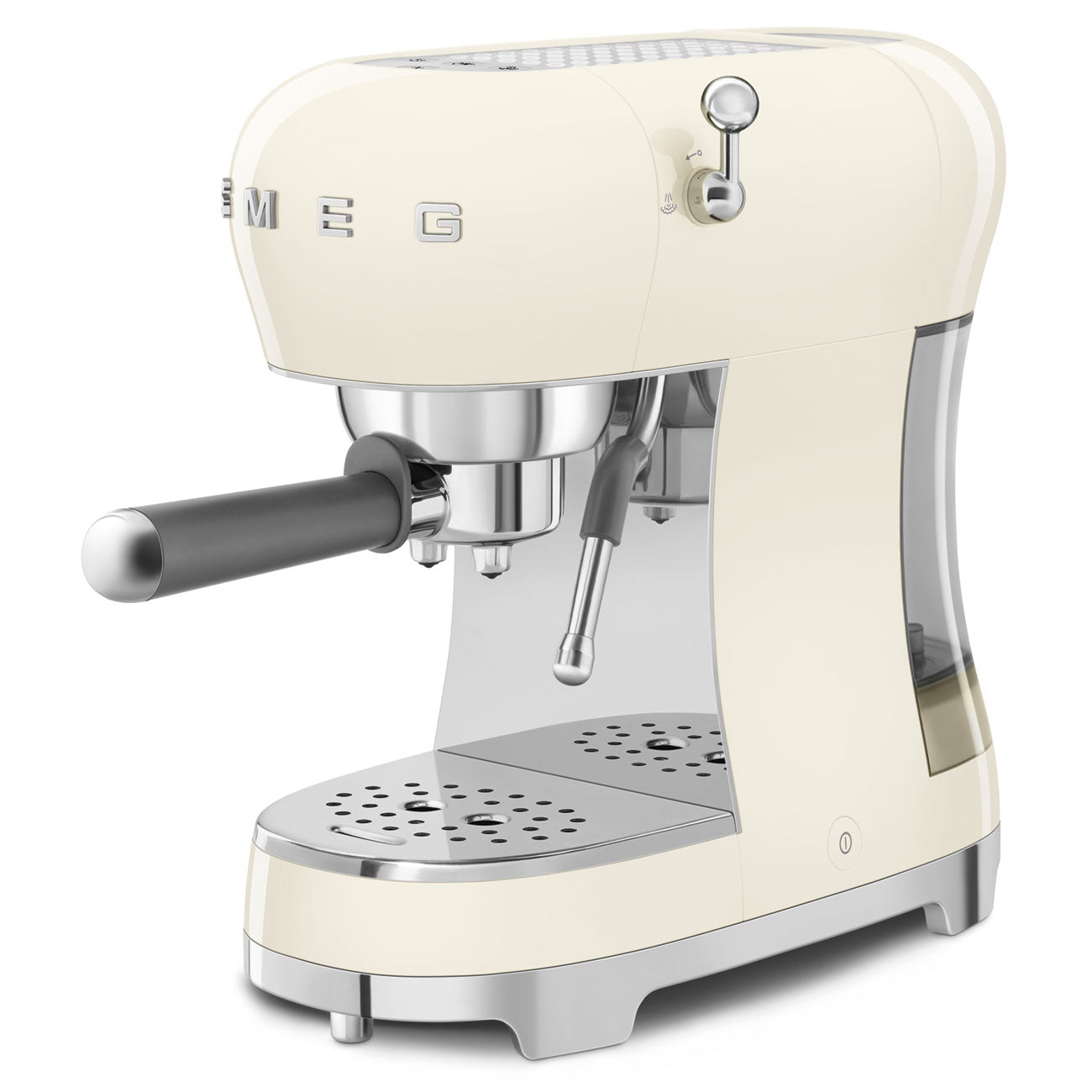 8017709332679 SMEG ECF02 Espresso Coffee Machine in Cream ECF02CRUK Brambles Cookshop 3