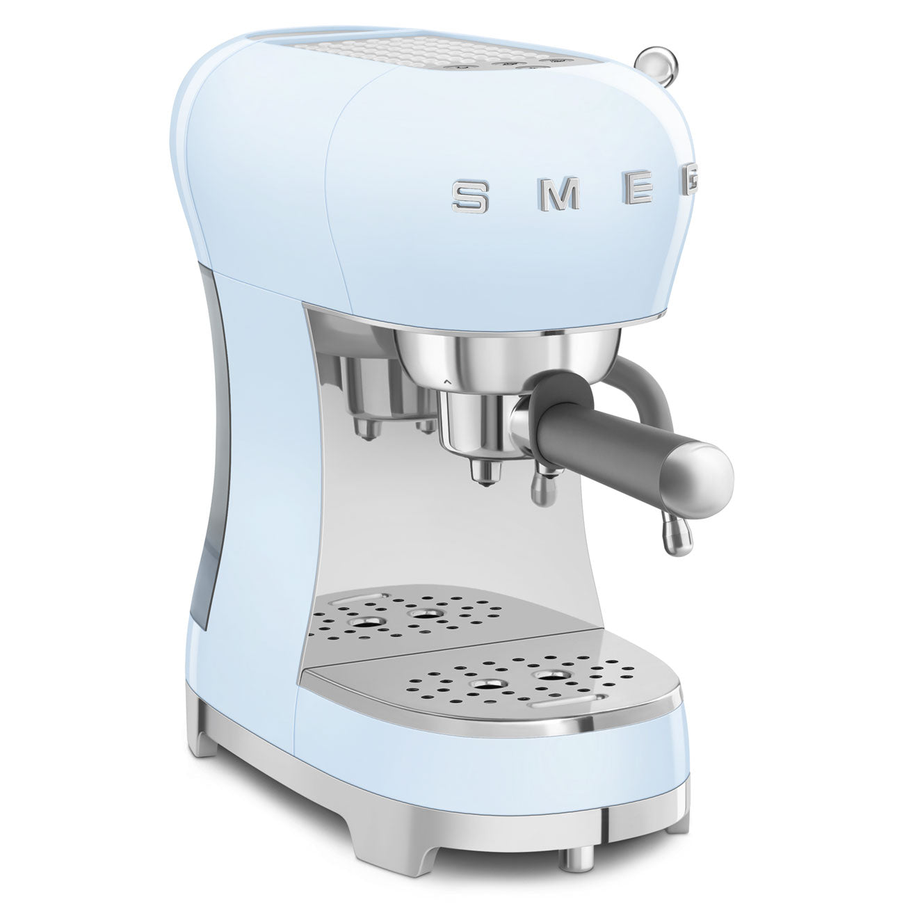 8017709332617 SMEG ECF02 Espresso Coffee Machine in Pastel Blue ECF02PBUK Brambles Cookshop 4