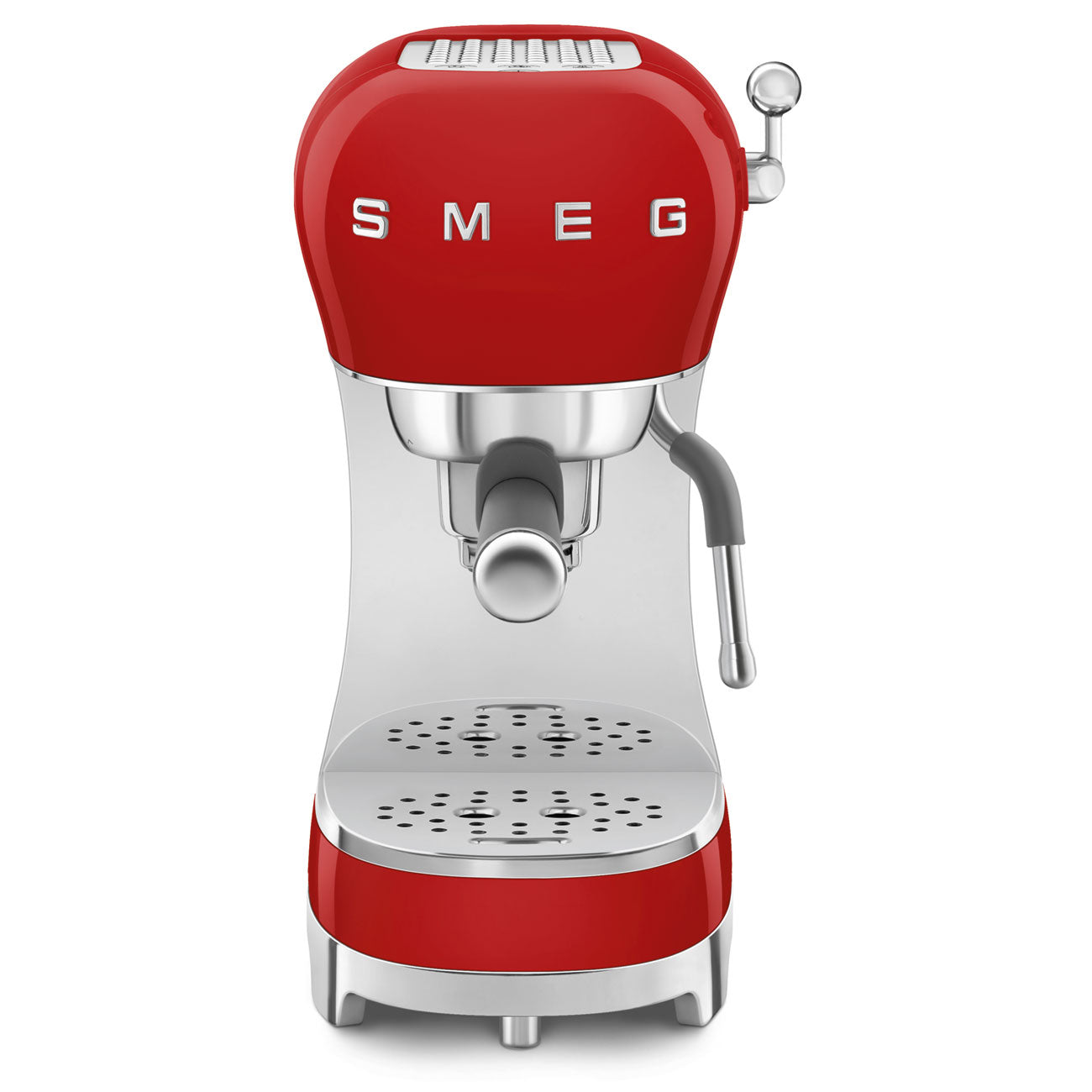 8017709332648 SMEG ECF02 Espresso Coffee Machine in Red ECF02RDUK Brambles Cookshop 1