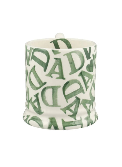 Emma Bridgewater D.A.D Green  1/2 Pint Mug