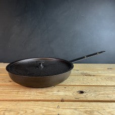 Netherton Foundry 11" (28cm) Spun Iron Chef's Saute pan with lid