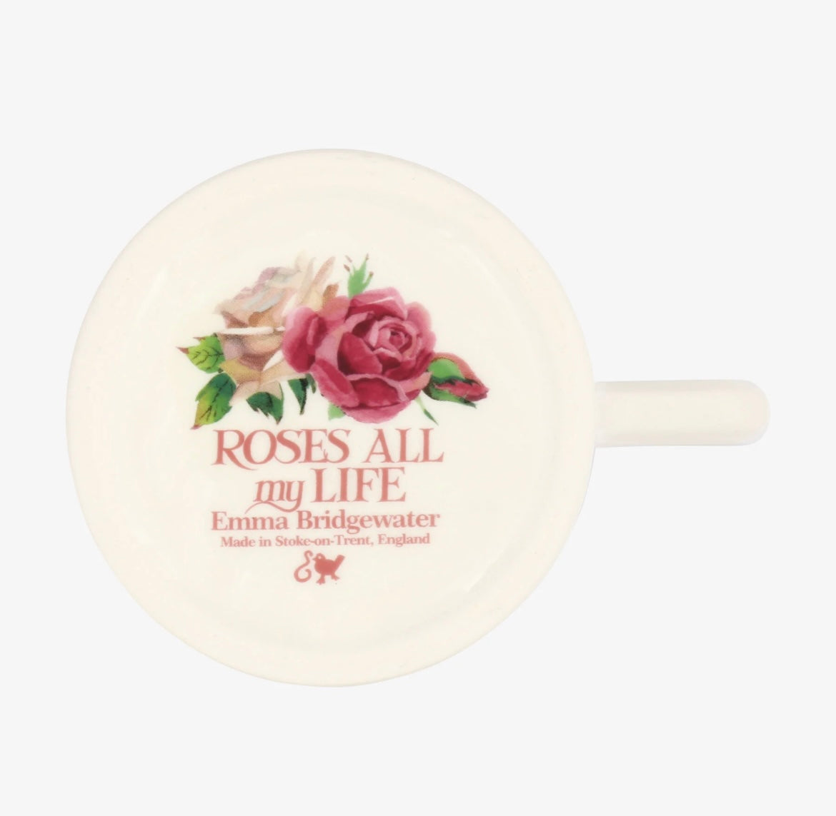 Emma Bridgewater Roses all my life Half Pint Mug