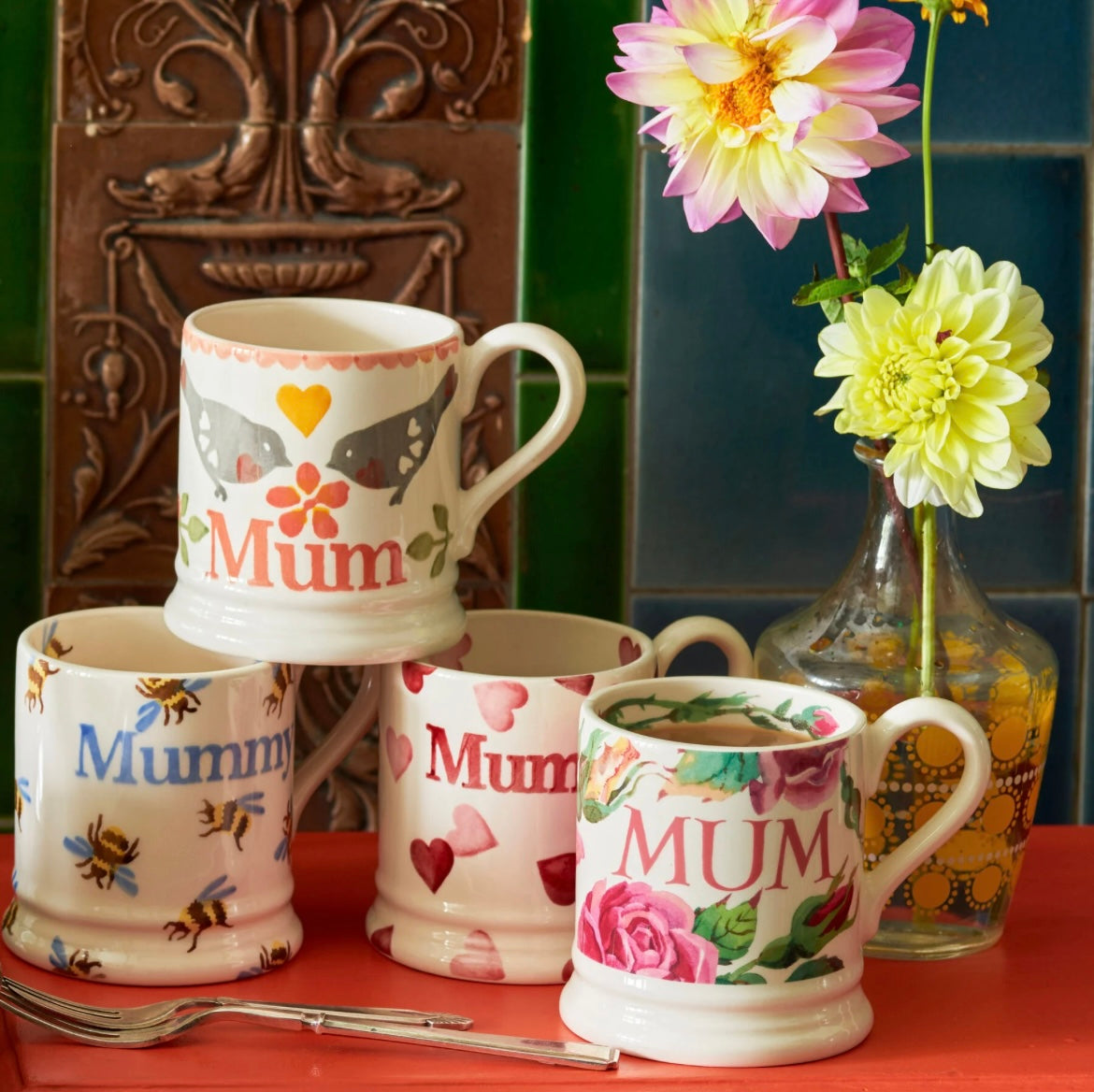 Roses Mum 1/2 Pint Mug
