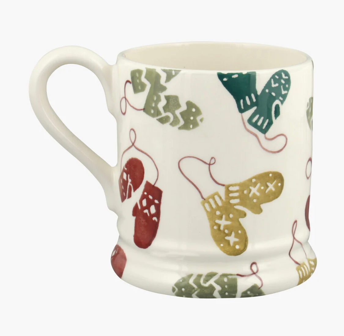 Emma Bridgewater Christmas Mittens Half Pint Mug