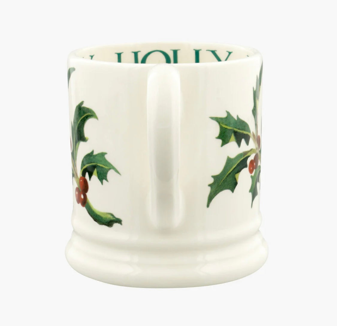 Emma Bridgewater Holly Half Pint Mug