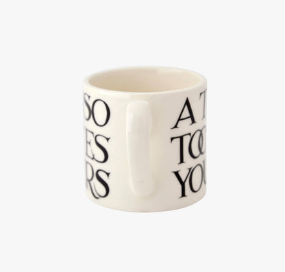 Emma Bridgewater Black Toast Espresso Mug