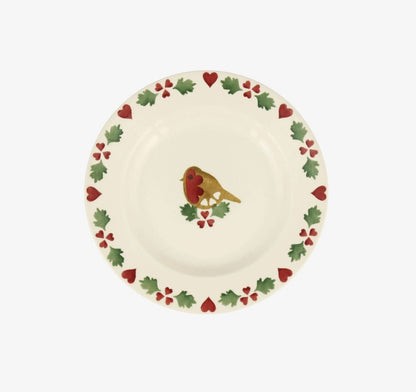 Christmas Joy Robin 6 1/2 Inch Plate