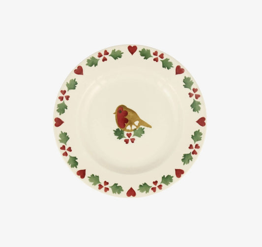 Emma Bridgewater Christmas Joy Robin 6 1/2 Inch Plate