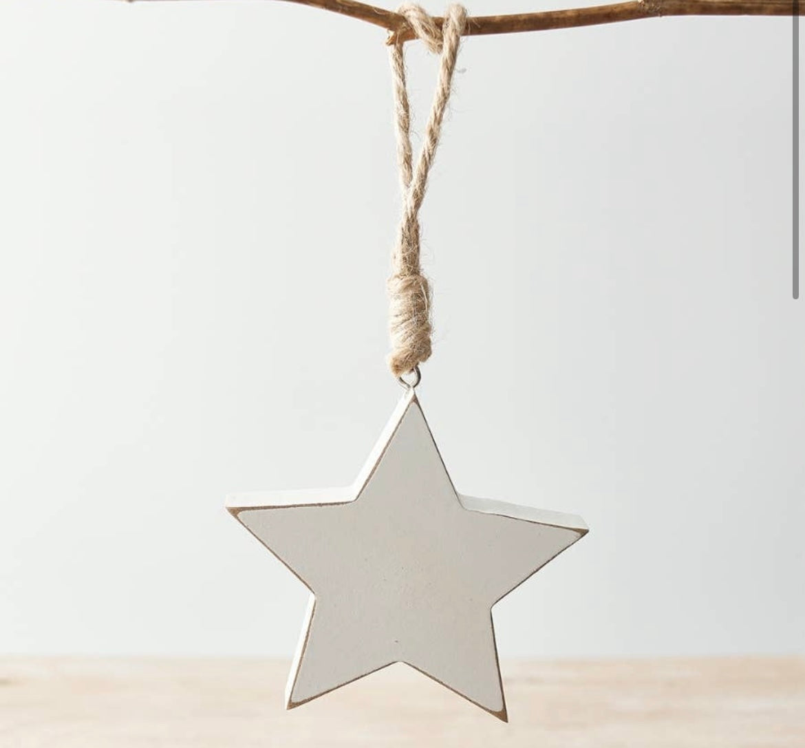 Wooden Star, 10cm