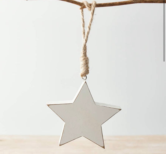 Portland Wooden Star, 10cm