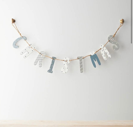 Portland Christmas Garland, White