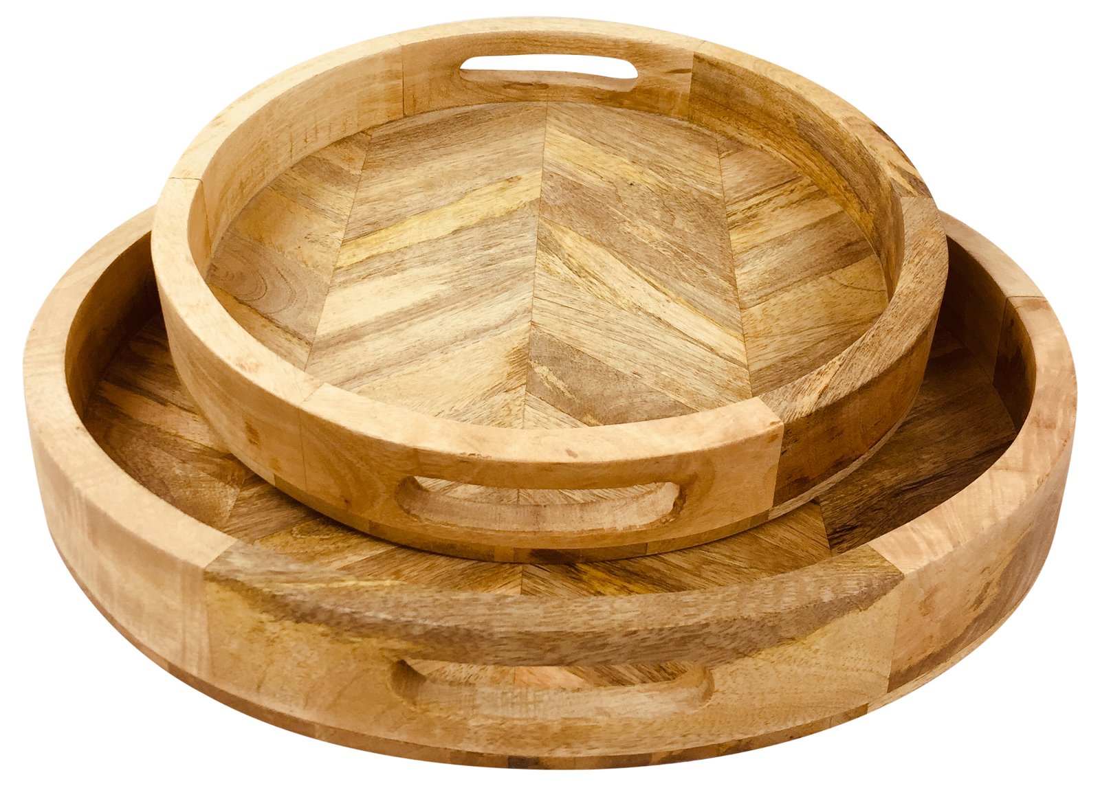 5024418213680 Geko Herringbone Wood Trays Set of 2 brambles cookshop 385