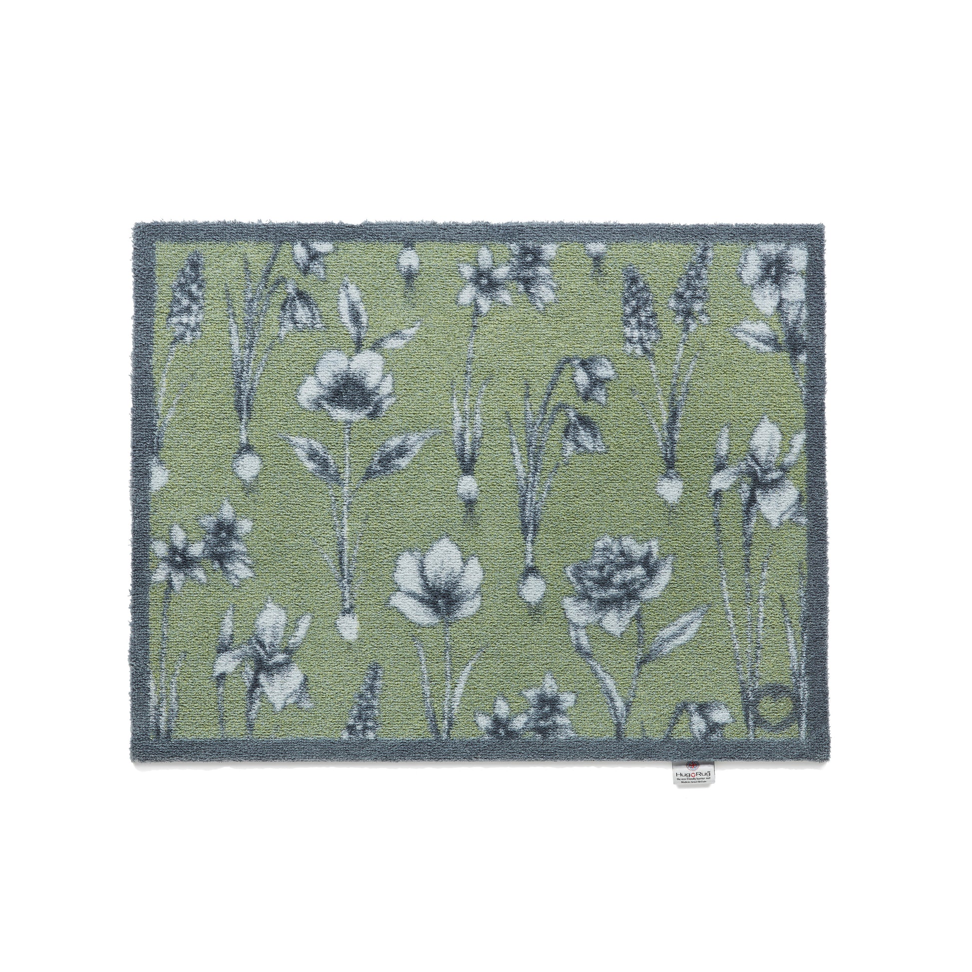 5026134592964 PT592964 Hug Rug Garden Floral 1 (Green) 65x85cm