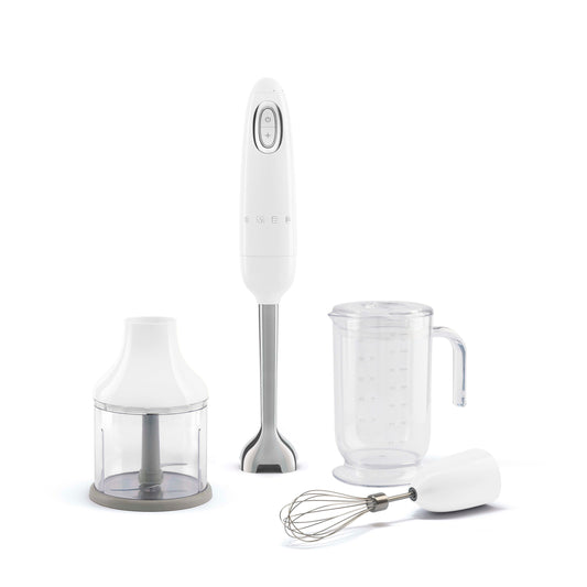 8017709343866 SMEG Hand Blender with Accessories White HBF03WHUK HBF03WHUK