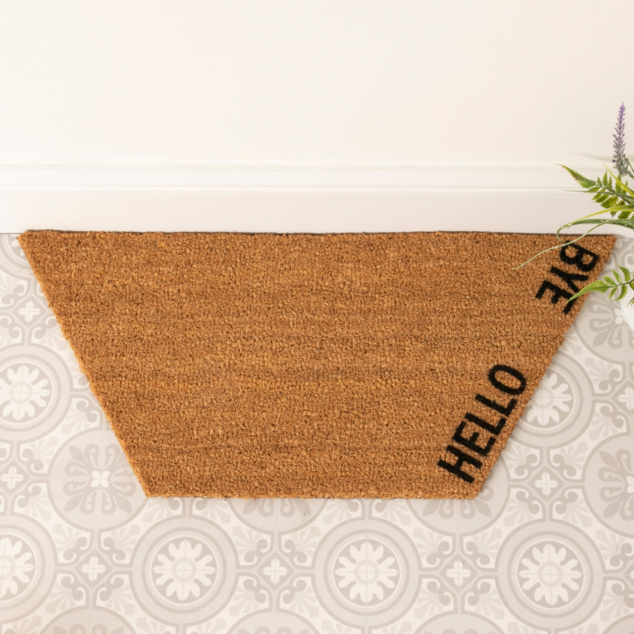 Artsy Mats Hello Bye Hex Doormat  90 x 40 CM 748367732867