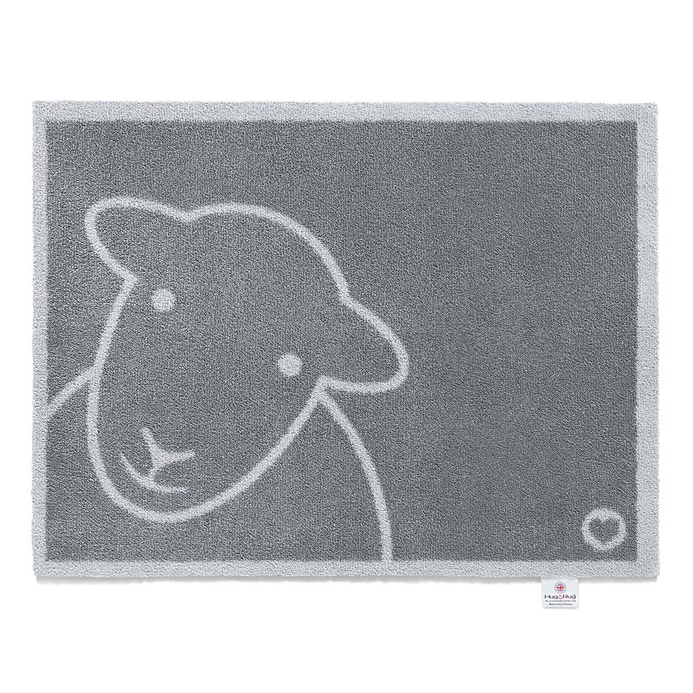 5026134610538 PT610538 Hug Rug Hello Grey Herdy 65X85cm