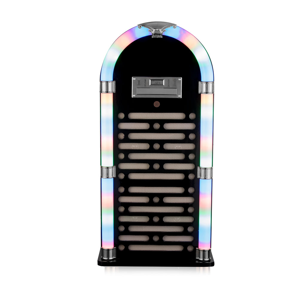 5056032936997 ITEK Bluetooth Jukebox with CD Player and FM Radio Gloss Black I60017GB Brambles Cookshop 2