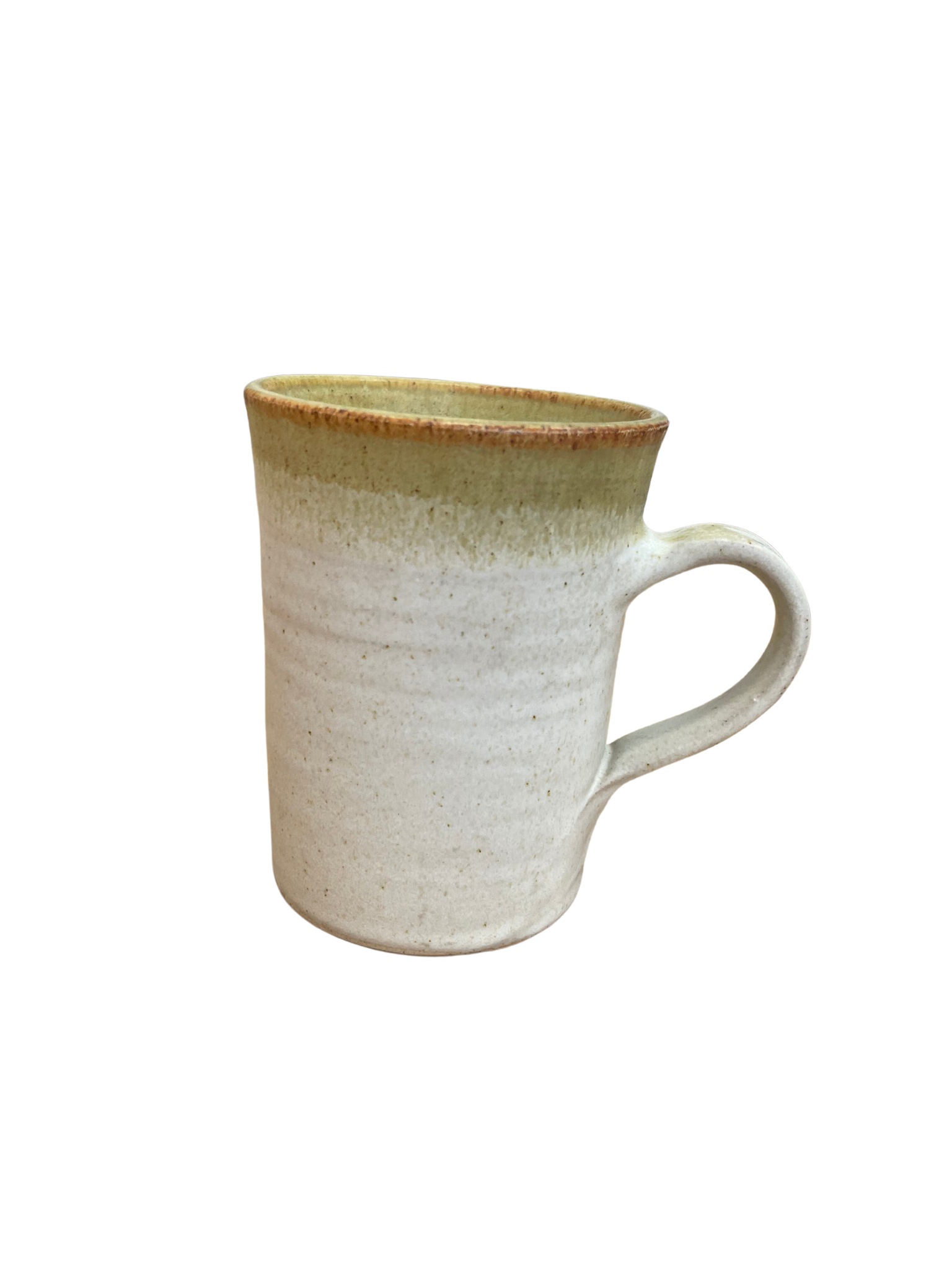 Blue House Pottery Mug - Tall - Cream