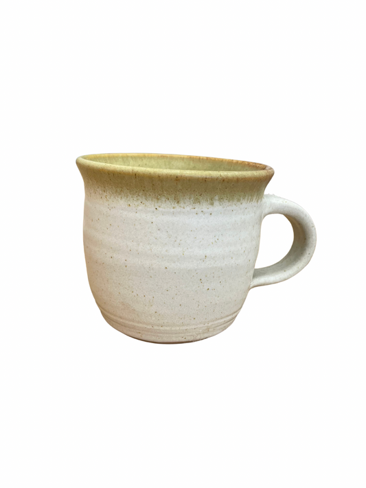 Blue House Pottery Mug - Bellied - Cream