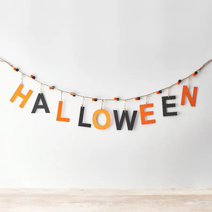 Portland Wooden Halloween Bunting