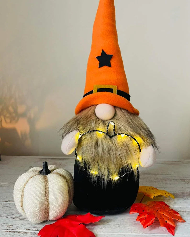 Portland Halloween Gonk with Led Pumpkin