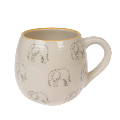 Elephant Stoneware Mug