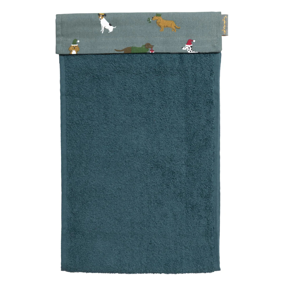 Christmas Dogs Roller Hand Towel