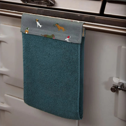 Christmas Dogs Roller Hand Towel