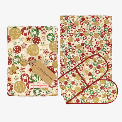 Emma Bridgewater - Christmas Biscuits Oven Glove & Tea Towel