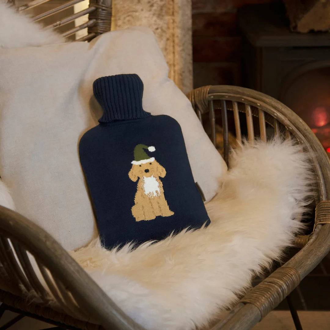 Christmas Dogs Hot Water Bottle