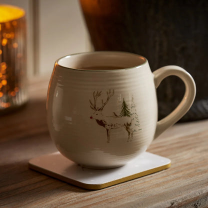 Sophie Allport Christmas Stags Stoneware Mug