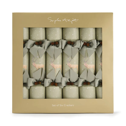 Sophie Allport Christmas Stags Christmas Crackers (Set of 6)