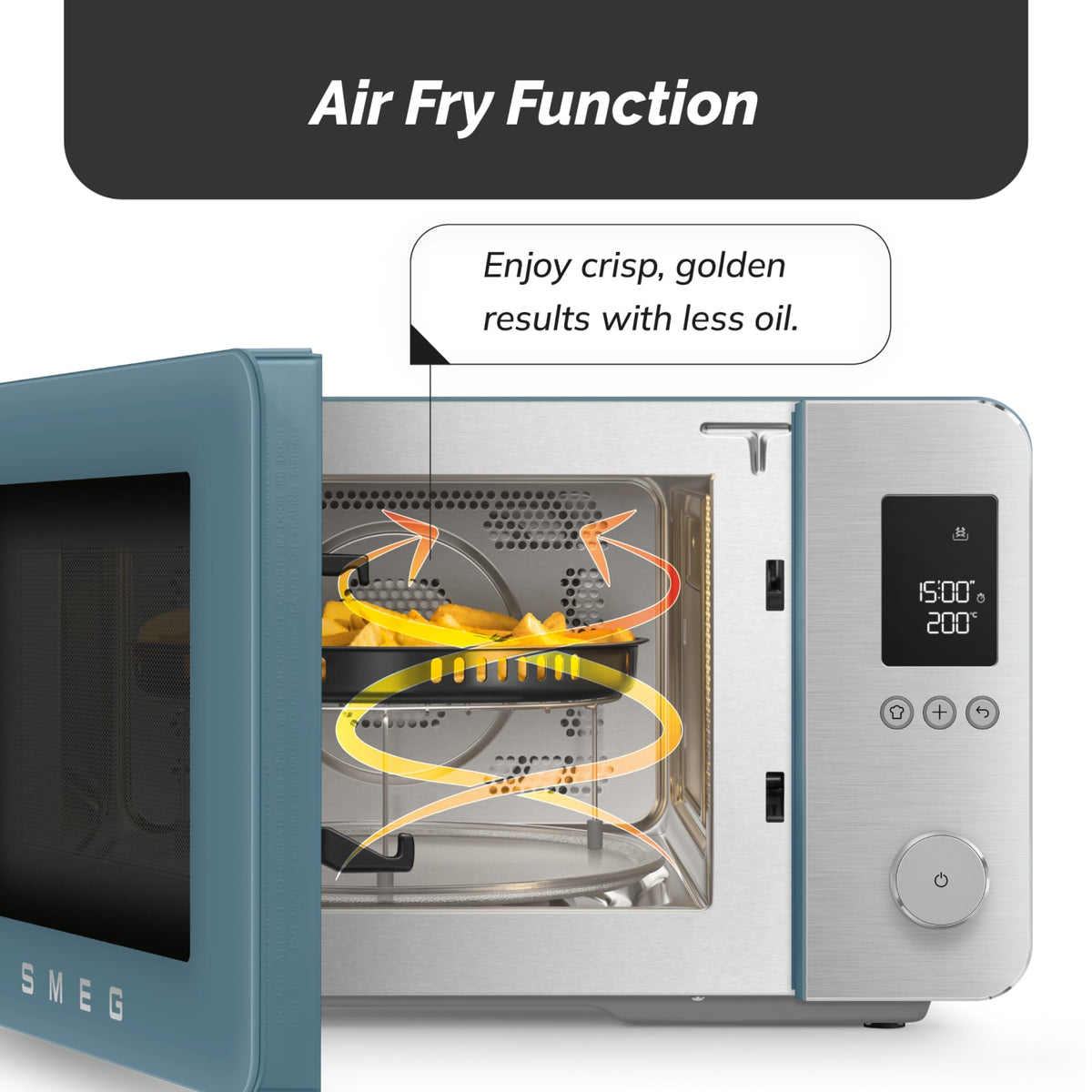 Microwave with Oven Blue