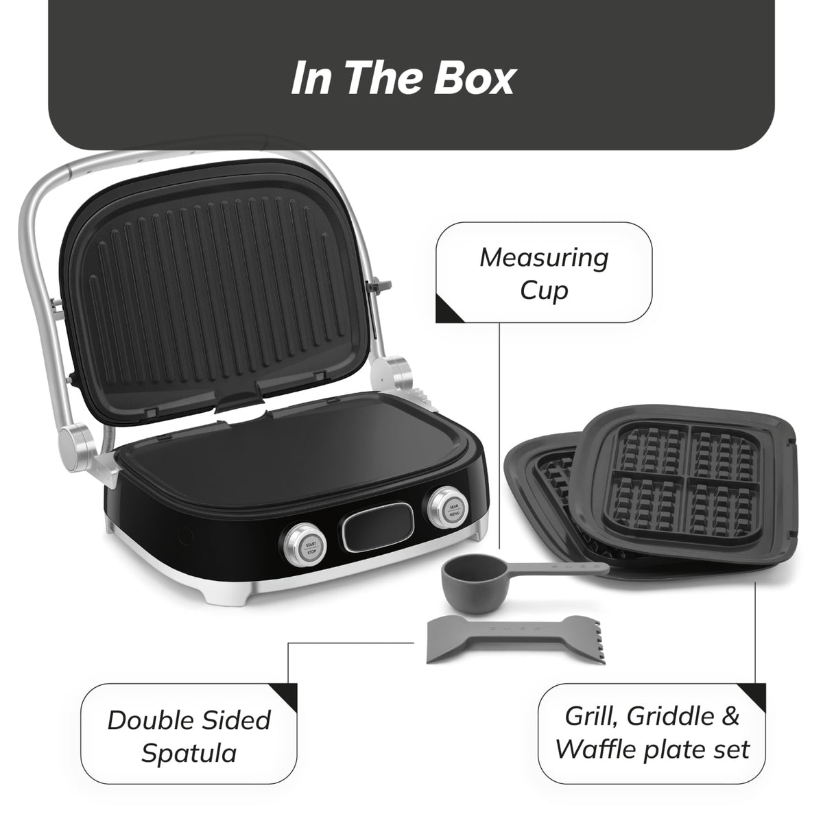 Multiuse Grill in Black