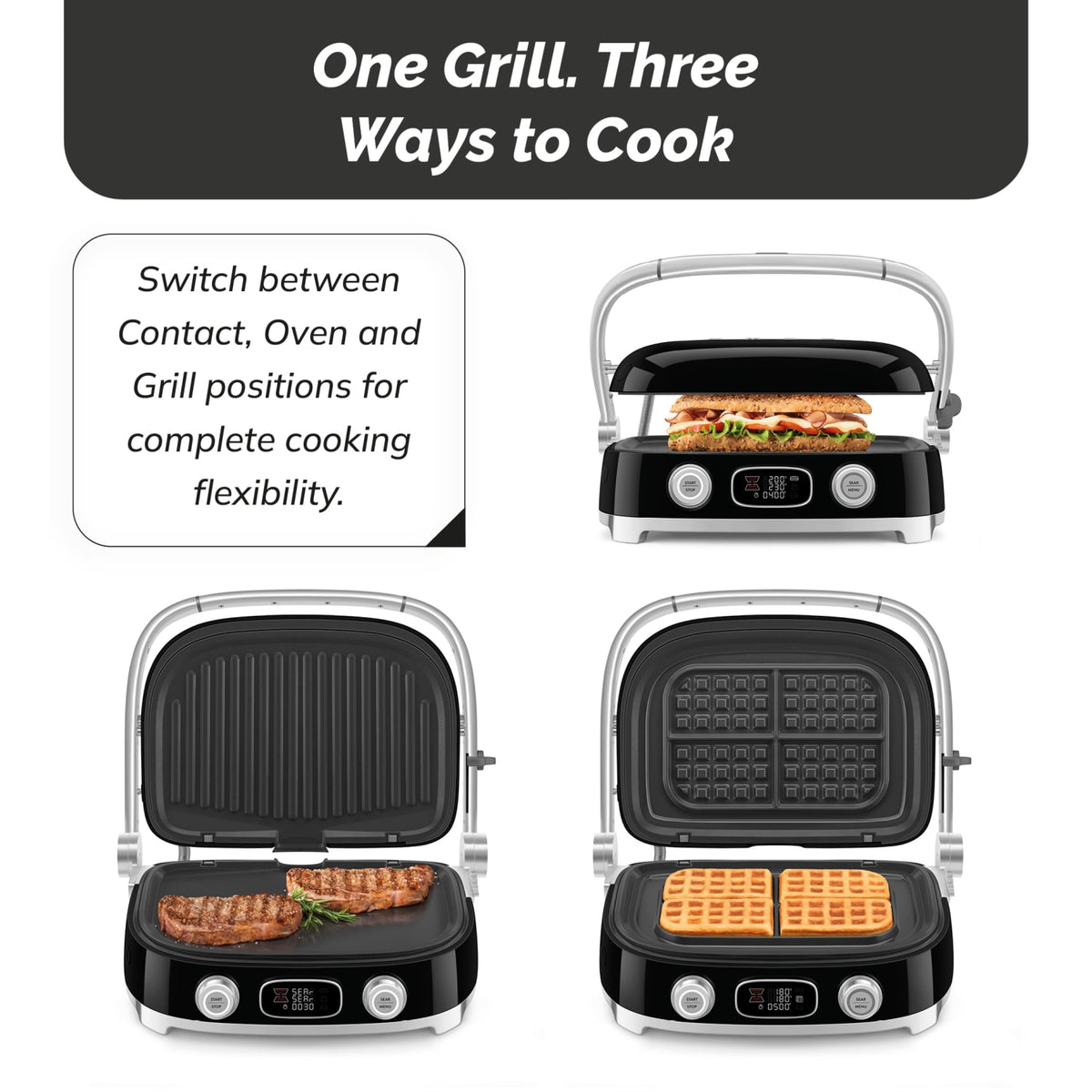 Multiuse Grill in Black