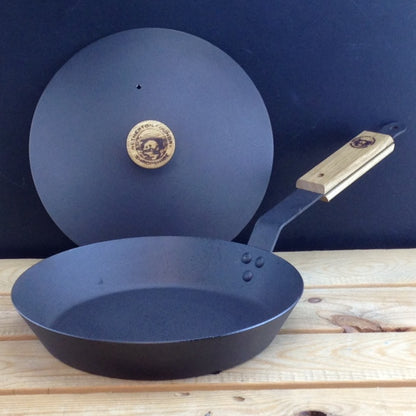 Netherton Foundry 10" spun iron sauté pan & lid (26cm) 5413346262448 NFS-209 1