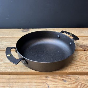 Netherton Foundry 7" (18cm) Chef's Prospector Pan; spun iron, double handled, oven safe