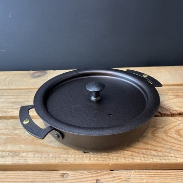 Netherton Foundry 7" (18cm) Chef's Prospector Casserole; spun iron, double handled, oven safe 5413346360137 NFS-376