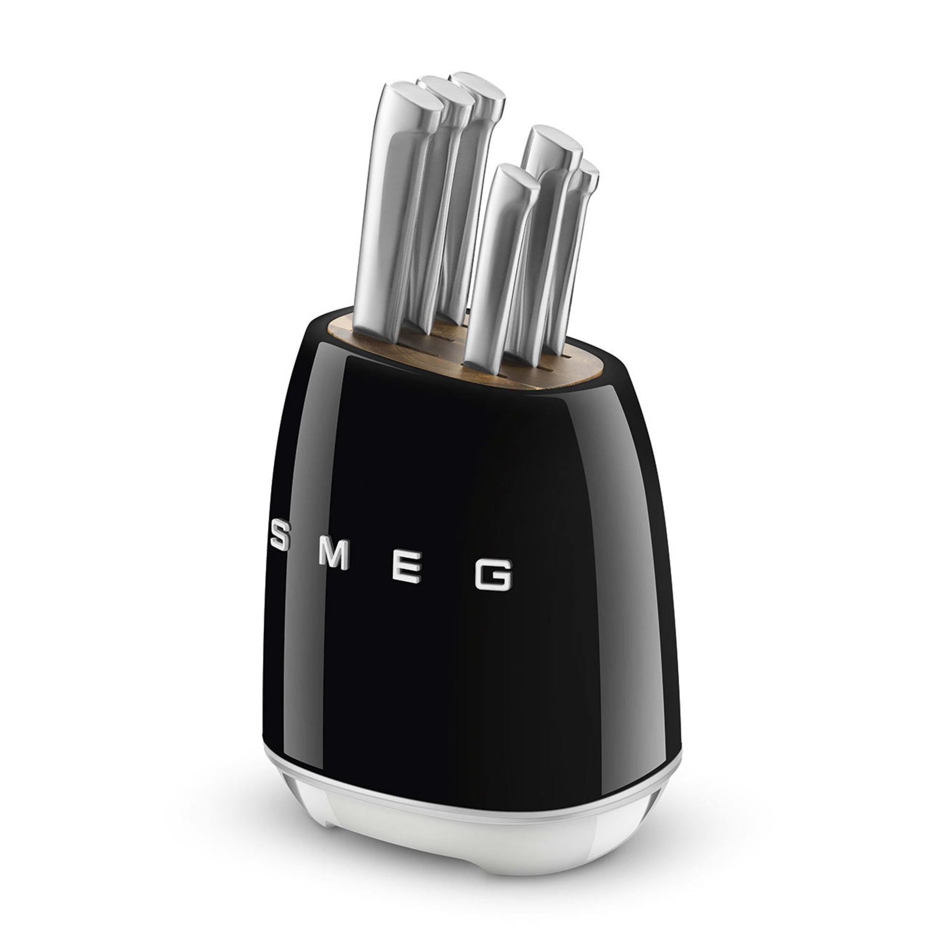 Smeg Knife Block Black KBSF02BL