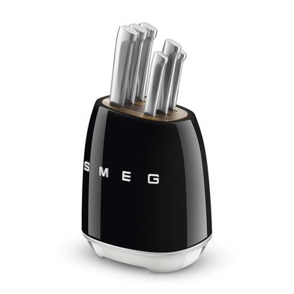 Smeg Knife Block Black KBSF02BL