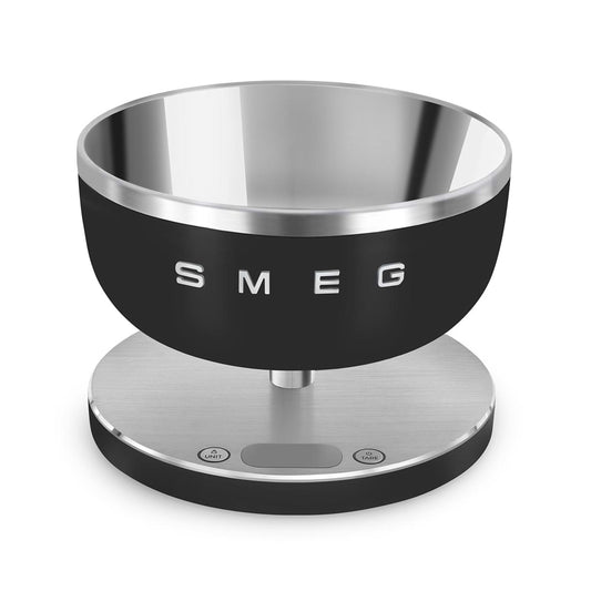 8017709338220 SMEG Kitchen Scales in Matte Black KSC01BLMWW