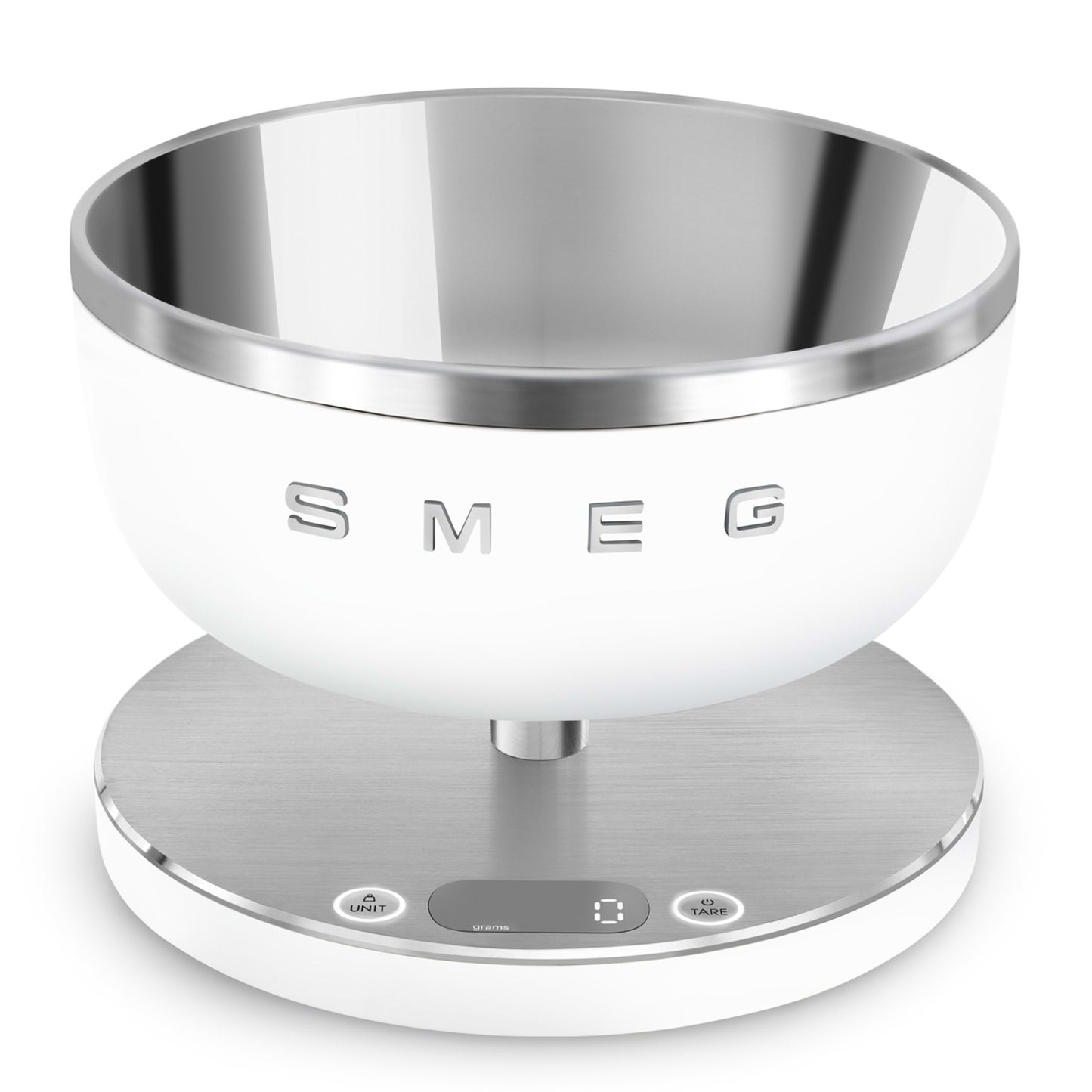 8017709338190 SMEG Kitchen Scales in Matte White KSC01WHMWW