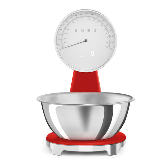 Smeg Kitchen Scales in Red KSF01RDWW