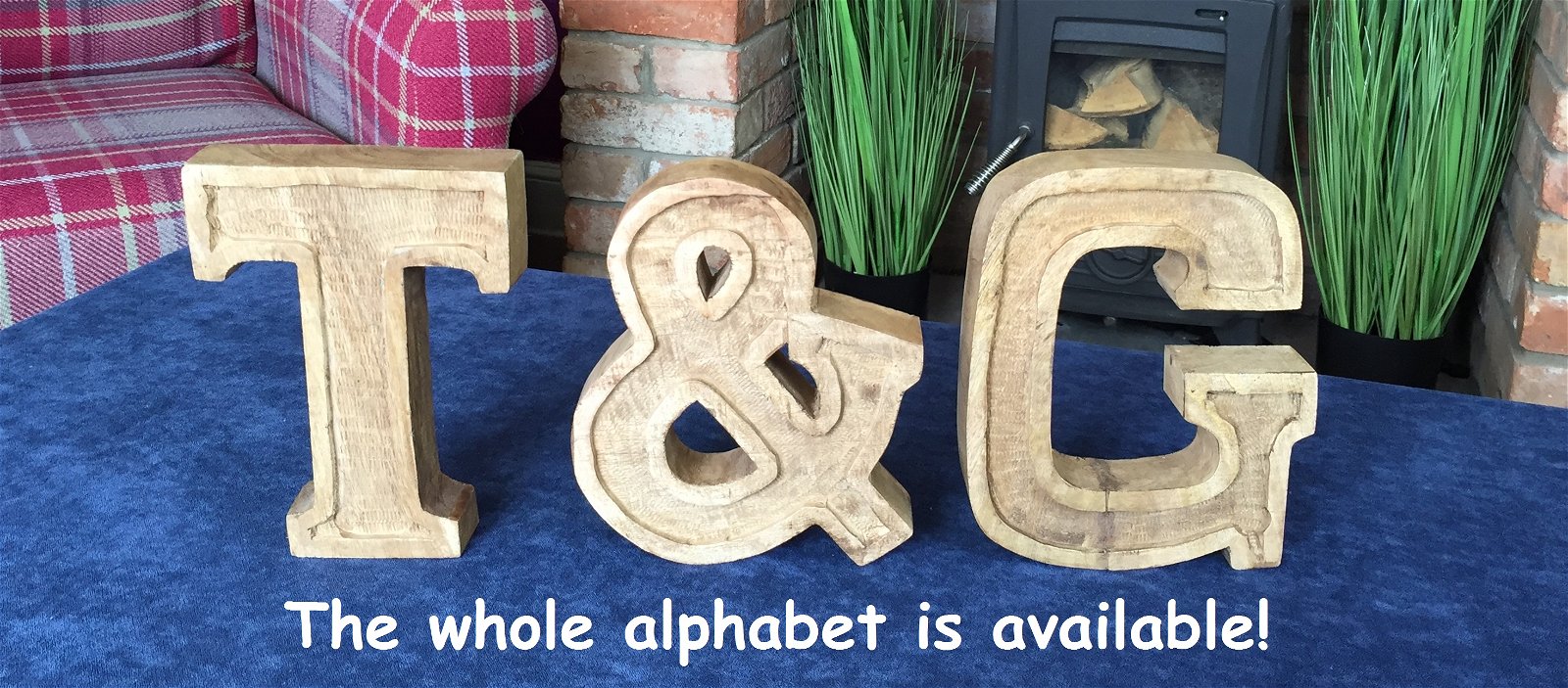 5055851611375 Geko Hand Carved Wooden Embossed Letters Boy brambles cookshop 520