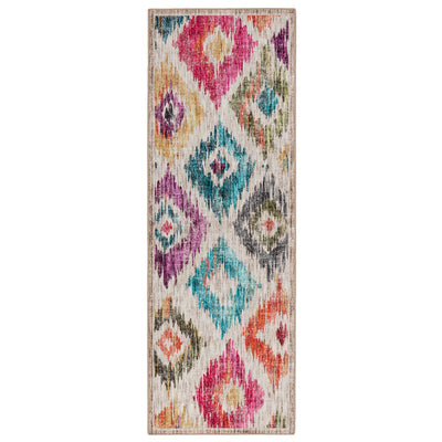 5026134622227 PT622227 Hug Rug Eco-Washable Painted Ikat 75X220