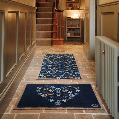 Hug Rug Paws for Love Blue  65x85cm
